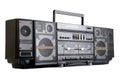 Hip hop surround sound radio isolated on white Royalty Free Stock Photo