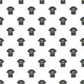 Hip hop tshirt pattern seamless vector