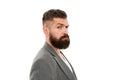 Hip and stylish. Hair and beard care. Bearded man. Male barber care. Mature hipster with beard. brutal caucasian hipster Royalty Free Stock Photo