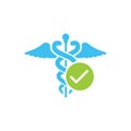HIPAA Approved Approval or Compliance Icon Graphic Royalty Free Stock Photo