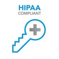 HIPAA Compliance Icon Graphic