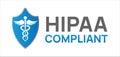 HIPAA Compliant Icon Royalty Free Stock Photo