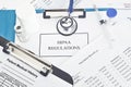 HIPAA Regulations Royalty Free Stock Photo