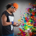 Hiphop style and music Royalty Free Stock Photo