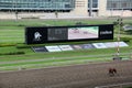 Mexico City, Mexico - July 22 2023: Hipodromo de las Americas is a racetrack where Horses compete and you can bet on the winner