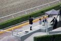 Mexico City, Mexico - July 22 2023: Hipodromo de las Americas is a racetrack where Horses compete and you can bet on the winner