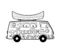 Hippie Camper Van Freedom Road Trip