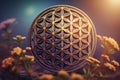 Hippie - Flower of Life Mandala - Spiritual Artwork for Meditation and Mindfulness