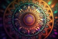 Hippie Mandala Tapestry - Vibrant Bohemian Art Decor