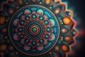 Hippie Mandala Tapestry - Vibrant Bohemian Art Decor