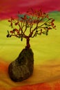 Hippie , psychedlic wire tree