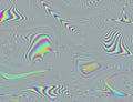 Hippie Trippy Psychedelic Rainbow Background LSD Colorful Wallpaper. Abstract Hypnotic Illusion. Hippie Retro Texture Royalty Free Stock Photo