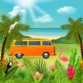 Hippie Van Holidays Composition