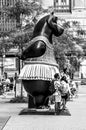 The Hippo Ballerina Pirouette, at Pershing Square Plaza (NYC).