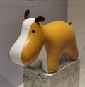 Hippo Flush Toy Fairy Tales Decoration Furniture Stool Toys Hippopotamus Stuff Animals Synthetic-leather Handicrafts Kids Children