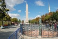 View of the Constatinople Hippodrome, in Istanbul Turkey Royalty Free Stock Photo