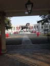 Hippodrome in Milan, italy