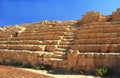 Hippodrome Steps and Seats in Caesarea Maritima National Park Royalty Free Stock Photo