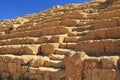 Hippodrome Steps and Seats in Caesarea Maritima National Park Royalty Free Stock Photo