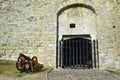 The Hippolyt Gate, one of the main entrances of the Eger Castle Royalty Free Stock Photo