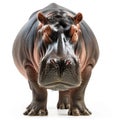 hippopotamus isolated.Generative Ai Royalty Free Stock Photo