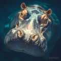 Hippopotamus\'s Majestic Presence Underwater