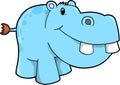 Hippopotamus Vector Illustration Royalty Free Stock Photo