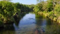 hippopotamuses living in a pool of the Mzima Springs-003