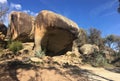 Hippos Yawn rock near Hyden, Western Australia Royalty Free Stock Photo