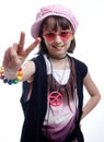 Hippy Chick Royalty Free Stock Photo