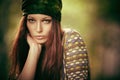 Hippy girl Royalty Free Stock Photo