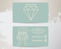 Hipster card . vector eps10