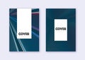 Hipster cover design template set