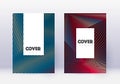 Hipster cover design template set