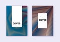 Hipster cover design template set