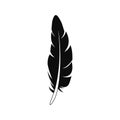 Hipster feather icon, simple style Royalty Free Stock Photo