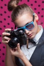 Hipster girl Royalty Free Stock Photo