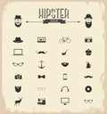 Hipster icon set