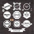 Hipster Label and Badge Icon Vector Design Royalty Free Stock Photo