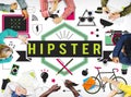 Hipster Lifestyle Style Retro Indie Concept