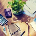 Hipster Man Casually Filing In The Application Form Concept Royalty Free Stock Photo