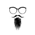 Hipster man icon image Royalty Free Stock Photo