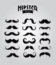 Hipster moustaches