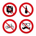 Hipster photo camera icon. Glasses symbol