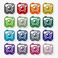 Hipster photo Camera icon Royalty Free Stock Photo