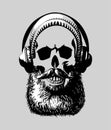 Hipster skull