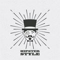 hipster style design Royalty Free Stock Photo
