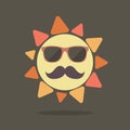 Hipster summer sun