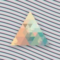 Hipster triangle background