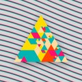 Hipster triangle background